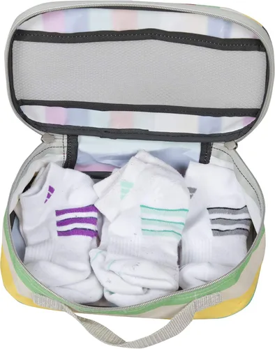Vista 4 de Handy Sandy DELUXE - Juego de accesorios organizadores de equipaje de viaje de 5 piezas, Multi (Multi Stripes)
