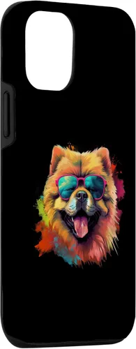 Vista 3 de iPhone 14 Chow Chow Dog Raza de perro chino para un Chow Chow Lover Case