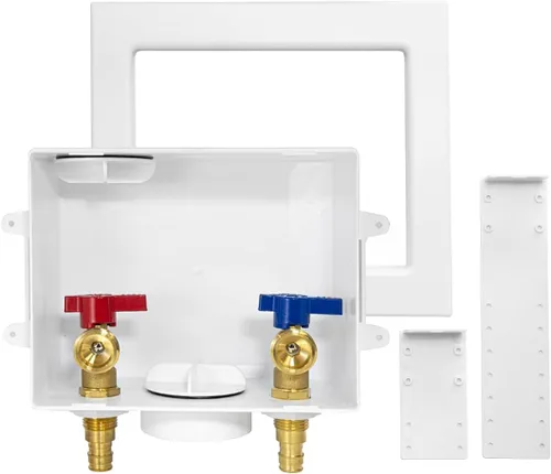 Vista 13 de Caja de salida para máquina de hielo con pararrayos de martillo de agua de acero inoxidable, entrada de sudor de 1/2 pulgada (MIP) y conexión