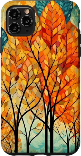 Vista 17 de Fall Theme & Autumn Leaves & Colorful Trees, Fall Colors Case for iPhone 16