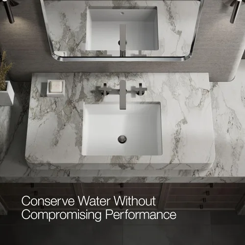 Vista 11 de Kohler 73060-3-TT Composed Grifo de lavabo de baño con asas cruzadas, 1.2 gpm, titanio vibrante
