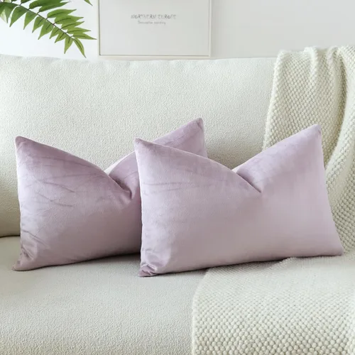 Vista 48 de OTOSTAR - Fundas de almohada decorativas de 16 x 16 pulgadas, fundas de cojín de terciopelo suave, fundas cuadradas para sofá, cama, sofá del hogar