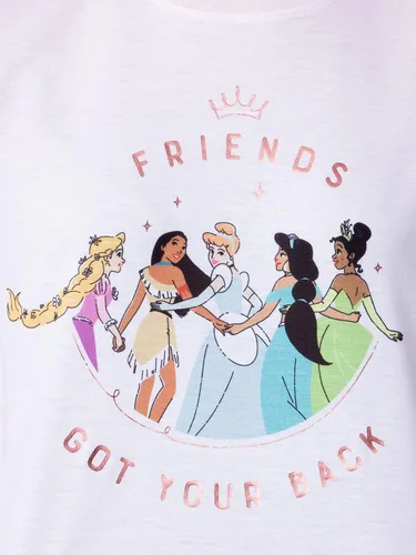 Vista 3 de Disney - Conjunto de pijama corto para mujer, diseño de personajes y amigos