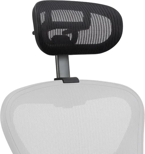 Vista 15 de Engineered Now El reposacabezas original para la silla Herman Miller Aeron (H3 para remasterizado, carbono)