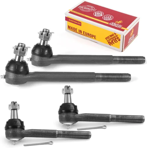 Vista 209 de Metrix Premium Chassis Parts - Kit de 4 piezas de extremos de barra de acoplamiento frontal exterior e interior compatible con Nissan Pathfinder
