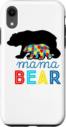 Vista 25 de Autism Awareness Mama Bear Autistic Mom Gift Case for iPhone 17
