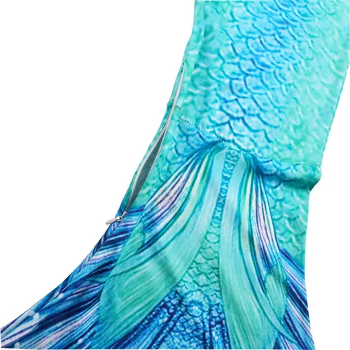 Vista 5 de DNFUN Mermaid Tails for Swimming for Girls Princess Bikini Mermaid Tail Costume Swimsuit Bathing Suit for Girls