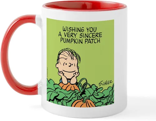 Vista 30 de CafePress Sincere Pumpkin Patch Mug Taza de café de cerámica de 11 oz (11.0 fl oz)