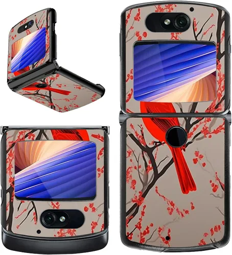 Vista 22 de Rossy Funda para Motorola RAZR 5G, para Moto RAZR 5G, funda delgada y ligera de policarbonato duro a prueba de golpes para Motorola Moto RAZR 5G