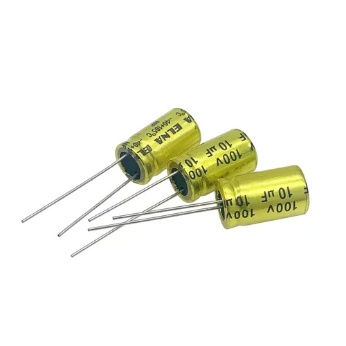 Vista 14 de 10 unids 2.2uF 100V condensador electrolítico no polarizado 10x17mm (0.39x0.67in) NP para audio tweeter condensador divisor de frecuencia