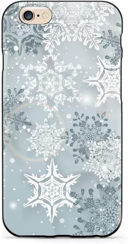 Vista 13 de Inspired Cases - Funda con textura 3D para iPhone Xs Max - Funda protectora de goma para iPhone Xs Max de Apple - Copos de nieve de invierno
