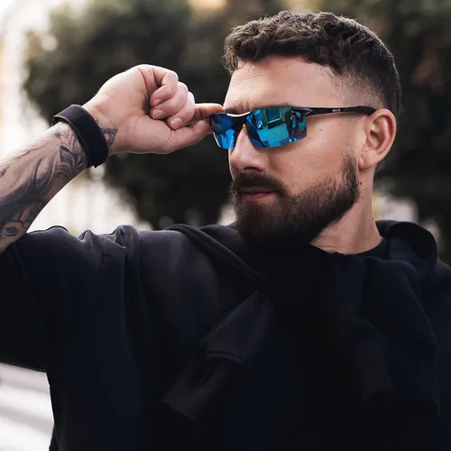 Vista 37 de Duco - Gafas de sol deportivas polarizadas para hombre con protección UV 8177s