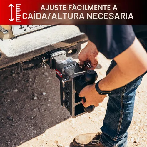 Vista 12 de GEN-Y Hitch Enganche de caída de 6" para receptor de 2.5", 3 posiciones ajustables