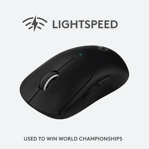 Vista 3 de Logitech G PRO X SUPERLIGHT - Mouse inalámbrico para juegos + alfombrilla grande y gruesa para mouse G740