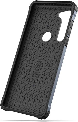Vista 5 de ENCASED Scorpio - Funda protectora resistente para Motorola Edge (2020) (azul pizarra)