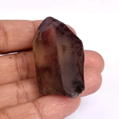Vista 3 de GEMHUB Cuarzo ahumado natural AAA++ de calidad 139.00 Ct certificado curativo cristal crudo marrón ahumado piedra de cuarzo ahumado, Gema, cuarzo