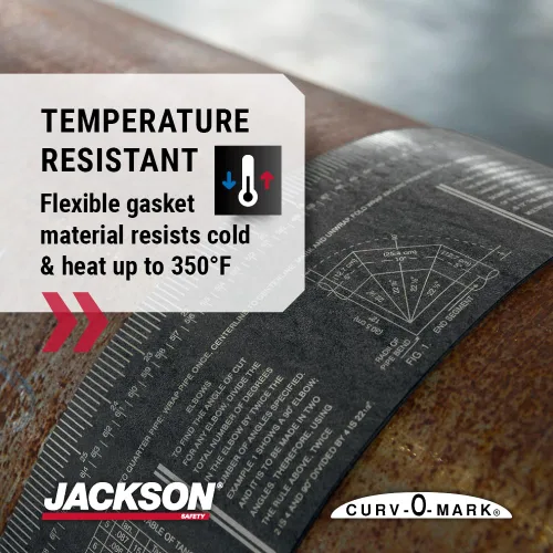 Vista 5 de Jackson Safety Herramienta de Medición de Tuberías - Herramienta de Cinta Envolvente Wrap-A-Round para Accesorios de Tuberías