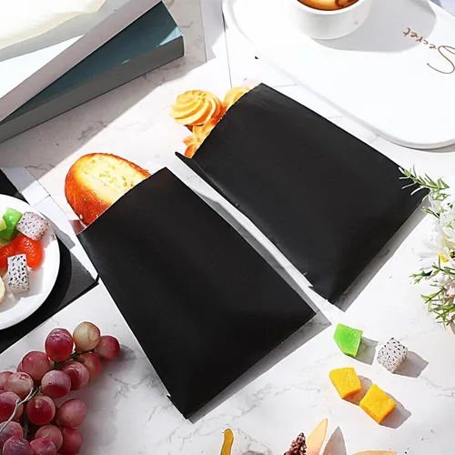 Vista 5 de Lallisa 1000 bolsas de vidrio de 5 x 7 pulgadas, bolsas de papel encerado, fundas para galletas, bolsas de papel de cera para sándwich para fiesta