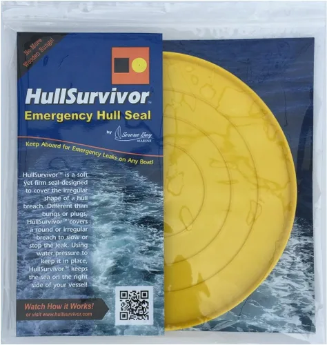 Vista 2 de HullSurvivor - Sello de emergencia para casco, 10 pulgadas de diámetro