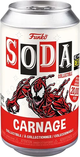 Vista 4 de Marvel Carnage - Figura de vinilo de soda, exclusiva de Entertainment Earth