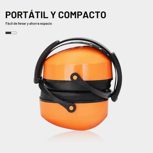 Vista 6 de LYSIAN Orejeras de protección auditiva de 31 dB, orejeras plegables de seguridad ajustables para disparos, construcción, corte de césped, adultos