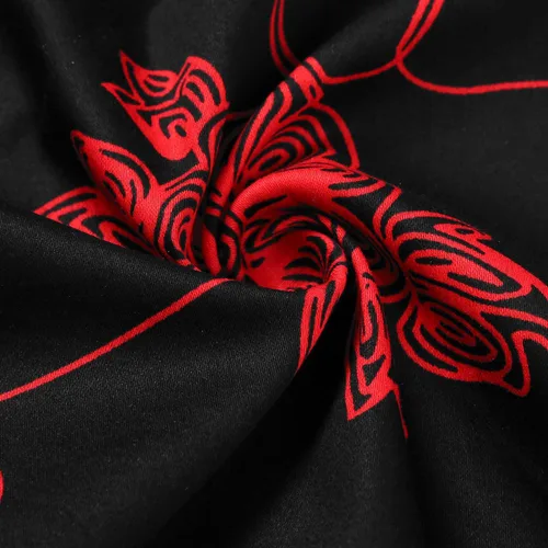 Vista 7 de Tao-Ge Vestido vintage de lunares para niñas, vestidos de fiesta retro de los años 50, vestido de fiesta con vuelo, talla 6-12 con collar