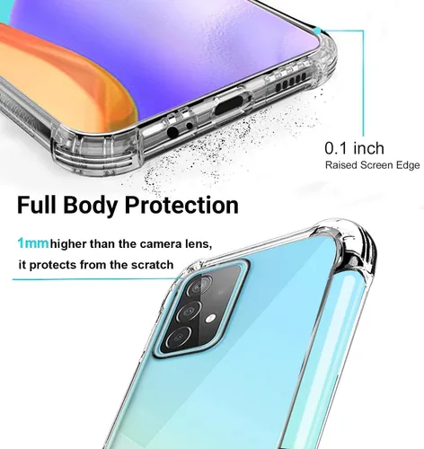 Vista 6 de Carcasa transparente para Samsung Galaxy A52 5G/A52S 5G/A52 4G