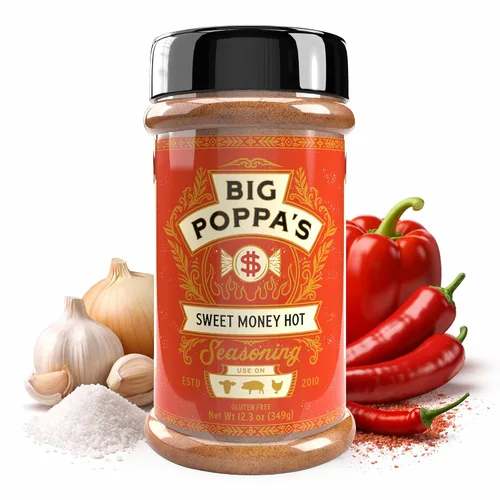Vista 18 de Big Poppa's Double Secret Condimento para Bistec – Sazonador para Bistec Galardonado con Sal Marina Fina, Ajo en Polvo y Sal de Limón – Mezcla