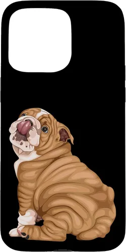 Vista 31 de Funny Puppy Art Illustration English Bulldog Owner Case para iPhone 17