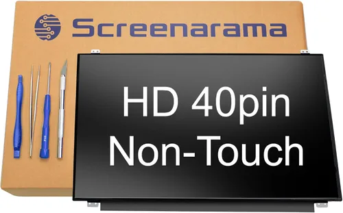Vista 6 de SCREENARAMA Nueva pantalla de repuesto para B156XW03 V.1, HD 1366x768, brillante, pantalla LCD LED con herramientas Glossy HD 1366x768 LCD LED