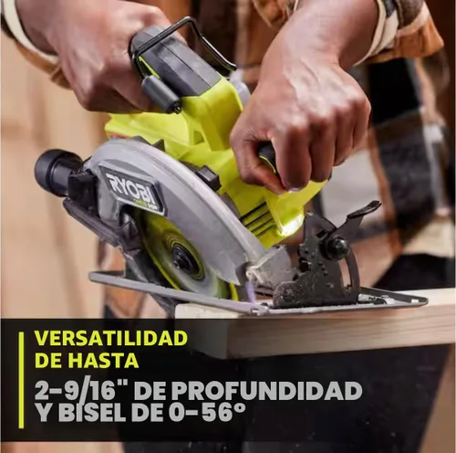 Vista 5 de RYOBI ONE+ HP - Sierra circular inalámbrica de 18 V, sin escobillas, 7-1/4 pulgadas (solo herramienta)