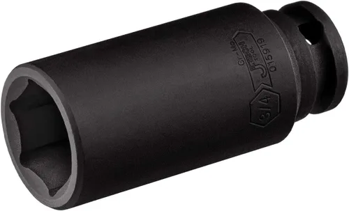 Vista 8 de Jetech Enchufe de impacto profundo de 3/8 de pulgada de 1/2 pulgada, acero de aleación de molibdeno cromado tratado térmicamente, diseño de 6