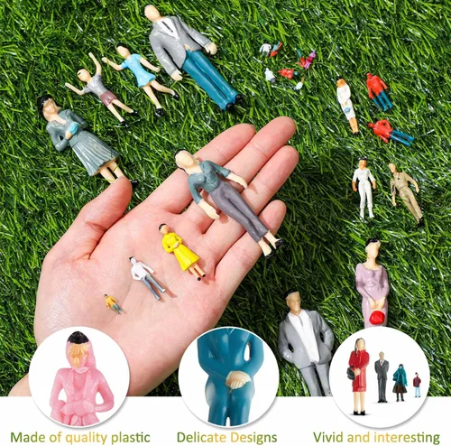 Vista 4 de Namalu 70 piezas de figuras de personas 1: 25 1: 50 1: 75 1: 150, modelo Varios