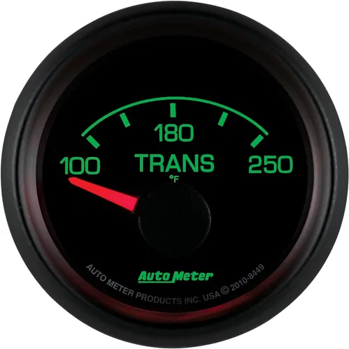 Vista 2 de Auto Meter 8449 Factory Match 2-1/16" 100-250 grados Fahrenheit Medidor de temperatura de transmisión para Ford Racing