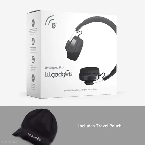 Vista 6 de LilGadgets Untangled Pro Premium - Auriculares inalámbricos Bluetooth para niños (varios colores disponibles)