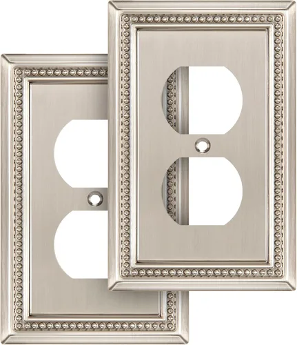 Vista 86 de Henne Bery Sunken Pearls Placa de Pared Decorativa de Servicio Pesado Placa de Interruptor Cubierta de Tomacorriente