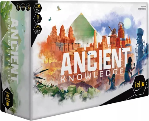 Vista 9 de IELLO: Ancient Knowledge Heritage - Expansión del juego de cartas de estrategia, juego de mesa de construcción de Tableau, nuevas cartas y efectos