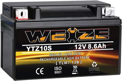 Vista 20 de Weize YTX4L-BS - Batería de motocicleta sellada recargable de alto rendimiento compatible con Polaris Scrambler, Sportsman 90, Honda Scooters NQ50