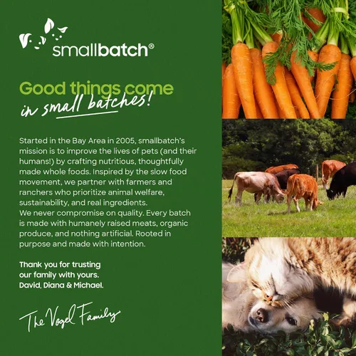 Vista 5 de smallbatch Alimento crudo liofilizado para gatos, bocados de alimentos estables en conservación, receta de carne, comida o adorno alto en proteínas