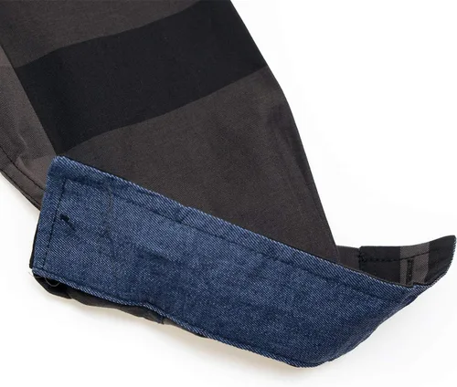 Vista 5 de FREDD MARSHALL Camisas a cuadros de manga larga para hombre 100% algodón