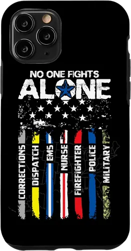 Vista 29 de First Responders - Carcasa para iPhone 17, diseño militar de bomberos de policía