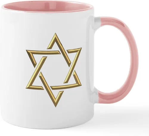 Vista 12 de CafePress STAR OF DAVID - Taza de café de cerámica (11.0 fl oz)