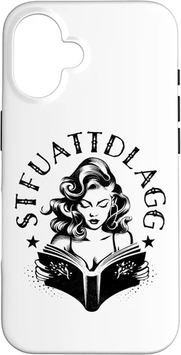 Vista 32 de Sexy STFUATTDLAGG Hot Woman Reading Spicy Good Book Love Case for iPhone 17