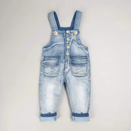 Vista 26 de Conjunto de pantalones de jean para bebés y niños pequeños