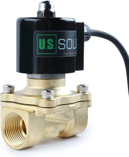 Vista 8 de U.S. Solid 1/2" válvula electromagnética eléctrica de latón subacuática 110V CA normalmente cerrada VITON IP67 aire no potable aceite de agua