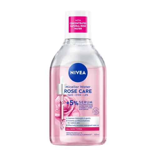 Vista 9 de NIVEA Agua limpiadora micelar, Skin Breathe Rose MicellAIR, 13.5 fl oz
