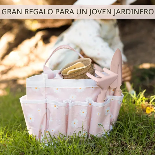 Vista 6 de ZICOTO El mejor juego de jardinería para niños: el juego de jardinería perfecto para niños pequeños con herramientas duraderas y seguras para una