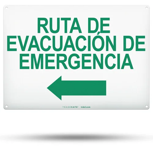 Vista 11 de TRADESAFE Letrero de área de refugio para clima severo – Clima Severo, Área De Resguardo Español, Instalación Rápida, Reflectante de Luz, Resistente