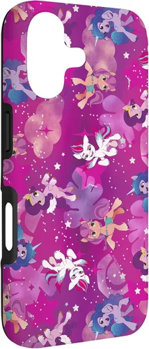 Vista 3 de My Little Pony: Una nueva generación Pink Group Pony Pattern V3 Funda para iPhone 17