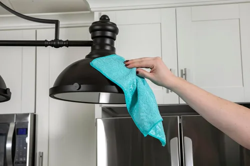 Vista 3 de EvriHome - Paños de limpieza de microfibra, atraen el polvo como un imán, paños en relieve, paquete de 10